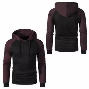 Sweat à capuche unisexe noir personnalisé lourd brodé Premium pas cher en coton vierge pour hommes Vente en gros sur mesure - Product Image 3