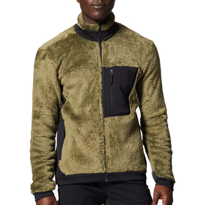 Trending Article Of The Season Sherpa Jacket For Men Custom Logo Full Sustainable <b>Fleece</b> 100% Polyester Sherpa Men's Jackets - Product Image 1