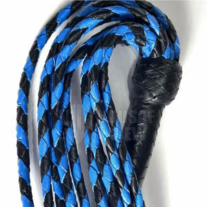 Fouets en cuir véritable de haute qualité pour l'équitation - Taille et couleur personnalisables - Product Image 4