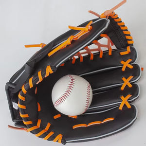 Nouveaux gants en cuir véritable en gros, logo personnalisé de qualité supérieure, gants de receveur pour équipes, gants de baseball respirants de qualité supérieure - Product Image 2