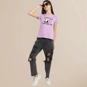 เสื้อยืดระบายอากาศเป็นมิตรกับสิ่งแวดล้อมสำหรับผู้หญิงเสื้อยืดสำหรับผู้หญิงวัสดุเนื้อแข็งปรับแต่งได้ - Product Image 4