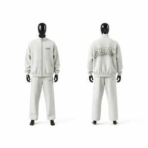 Survêtement à capuche pour homme personnalisé, fermeture éclair intégrale, en molleton de coton, vêtements de sport décontractés, tenue d'automne avec imprimé basketball - Product Image 5