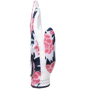 Gants de golf en peau de mouton Logo couleur et logo personnalisés gants de golf rose en cuir pur femmes antidérapant main léger - Product Image 2