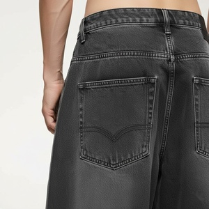 Pantalones Cargo Holgados de Pierna Ancha Estilo Urbano 2025, Pantalones Deportivos de Moda para Primavera, Otoño e Invierno, Pantalones Rectos Negros de Alta Calidad para Hombre y Mujer - Product Image 5