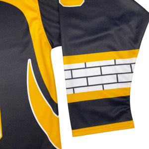 Maillot de hockey sur glace vintage personnalisé pour hommes, manches longues de haute qualité avec motif brodé, service de football disponible OEM - Product Image 5