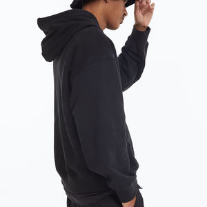 Sudadera con Capucha de Felpa 100% Algodón Personalizable, Corte Holgado, Informal, Bordada, ODM Premium, Ropa de Calle de Invierno, Estampada, Gruesa, 6XL - Product Image 4