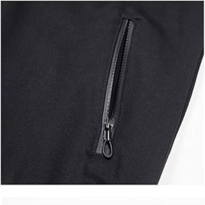 Haga su propio diseño de chándal Streetwear 100% algodón negro chándales secado rápido correr al aire libre Jogging conjunto ligero - Product Image 5