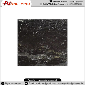Compra piedra de mármol negro natural 100% de calidad superior para suelo y pared colección de la mejor calidad - Product Image 2