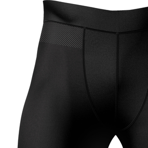 Mens High Stretch Breathable Anti-UV Compression <b>Leggings</b> with Elastic Waist Polyester for Fitness Training <b>Activewear</b> - Product Image 5