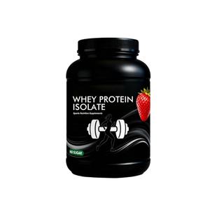 Poudre de protéines pour adultes au goût de fraise avec isolat de protéines de lactosérum et caséine pour la croissance musculaire 1 kg - Product Image 1