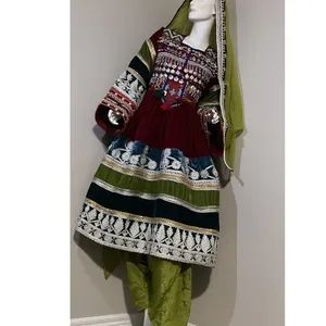 Robe originale pour femmes afghanes de haute qualité à prix réduit Robe pour femmes afghanes à taille personnalisée vente en gros