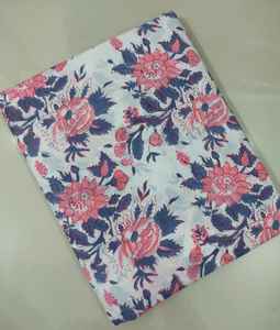 Bloque de mano indio impreso 100% tela de algodón hecha a mano ecológica tradicional transpirable bloque hecho a mano tela de algodón con estampado - Product Image 2