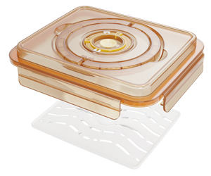 Airtight <b>Glass</b> Food Storage Container Fresh Keeper BPA Free Travel Storage <b>Box</b> with Lock Lid for Meal Prep Refrigerator - Product Image 6