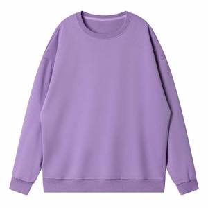 Sudadera de Cuello Redondo 100% Algodón para Mujer, Estampada de Otoño, con Logotipo Personalizado OEM, Jersey de Invierno - Product Image 5
