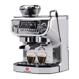 เครื่องชงกาแฟเอสเพรสโซความจุถั่ว250กรัมเครื่องทำคาปูชิโน่โฟมนม Moka เครื่องทำคาปูชิโน่อิตาลี