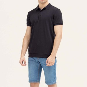 Vente en gros de polos légers en coton pour hommes, tenue décontractée de grande taille respirante pour hommes, t-shirt polo pour garçons - Product Image 2