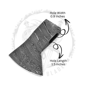 Cabeza de Hacha para Cortar Leña para Acampar al Aire Libre, Personalizada, Experiencias Enriquecedoras, Mango de Hacha para Partir Madera OEM con Funda de Cuero - Product Image 4