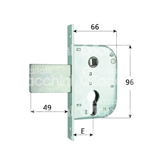 ล็อคแบบไม่มีตัวล็อค รุ่น 10129 - Product Image 1