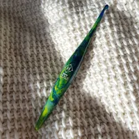 Ensemble de crochets en résine faits à la main de qualité supérieure, écologiques, colorés, avec poignée douce et confortable, surface lisse, pour le tricot à la main