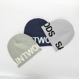 หมวกอะคริลิคสำหรับทุกเพศหมวก3D ปักลายหัวกะโหลก Y2K สกีฤดูหนาวหมวกชาวประมงงานตามสั่ง - Product Image 2