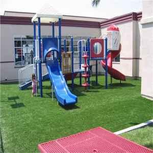 Césped artificial personalizado, resistente al clima, césped de jardín de infantes, alfombra artificial de fútbol, césped sintético - Product Image 5