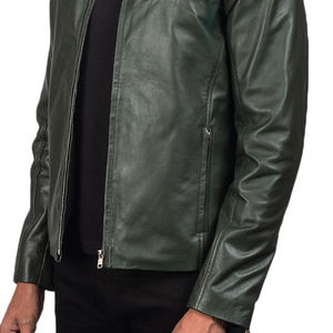 Veste en cuir de mouton d'hiver pour hommes la plus vendue au Pakistan veste en cuir de rue haute de qualité pour hommes - Product Image 5