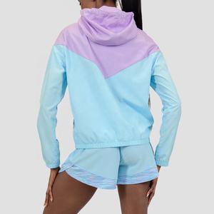 Survêtement coupe-vent de Sport de plein air imprimé à la mode pour les femmes imperméable coupe-vent à capuche 100% Polyester séchage rapide - Product Image 4