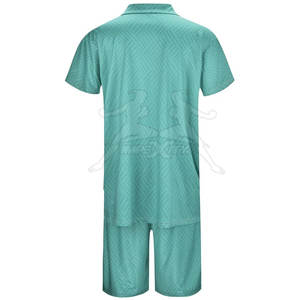 Conjunto de Polo y pantalones cortos Venta al por mayor Conjuntos de ropa deportiva de moda para hombres Camisas de manga corta Conjuntos de Polo y pantalones cortos - Product Image 2