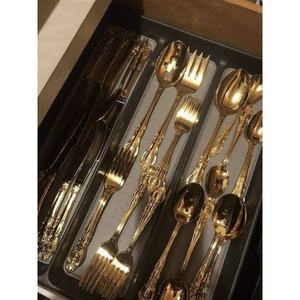 Affordable Cutlery <b>Set</b> for Large Families Including Teaspoons Soup Spoons Dinner <b>Knives</b> <b>and</b> <b>Fork</b> Ideal for Everyday Meals - Product Image 3