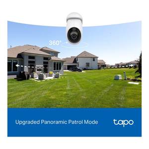 Caméra de surveillance réseau TC46 Pan&Tilt blanche 4K 2160p UHD - Product Image 3