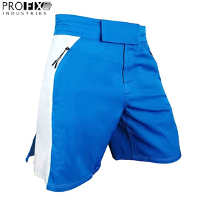 Pantalones cortos MMA de calidad superior con logotipo y diseño personalizados para hombre, cintura elástica, ropa profesional de artes marciales, pantalones cortos de algodón MMA - Product Image 6