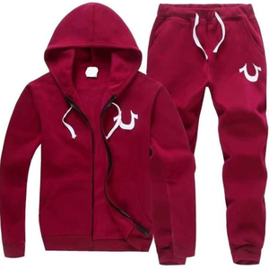 Trajes Chándales para hombres Trajes de chándal para hombres 2 piezas Casual Atlético Transpirable 100% Ropa de algodón Conjuntos de hombre - Product Image 2