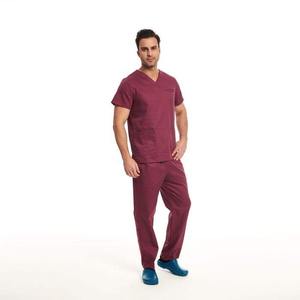 2025 dernier costume d'infirmières de gommage professionnel ensembles d'uniformes de gommage hôpital soins infirmiers à manches courtes Logo personnalisé et conception OEM - Product Image 4