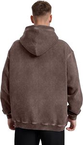 Sudadera con Capucha Vintage para Hombre, con Forro Polar Suave, Corte Regular, Diseño Moderno de Ropa Urbana, Impresión Digital Otoñal para Uso Diario - Product Image 3