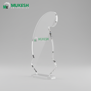 Trophée en acrylique spirale personnalisé de prestige, durable, poli et gravé pour récompenses d'entreprise, reconnaissance des employés, fournisseur en gros - Product Image 3