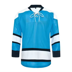 Maillot de hockey sur glace Slim Fit de haute qualité sur mesure avec logo de l'équipe 100% Polyester respirant et vêtements de hockey sur glace à séchage rapide - Product Image 3