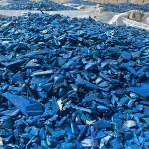 Déchets de tambour bleu HDPE recyclés pour les industries plastiques Application de fibres Résistance chimique Prêt à l'exportation à faible coût - Product Image 1