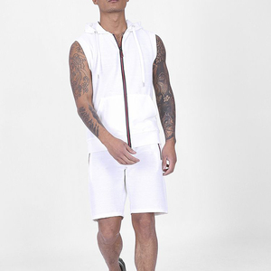 Conjunto de 2 Piezas Ligero Personalizado con Logotipo 2026, Chaqueta Cortavientos con Cierre para Hombre - Product Image 1