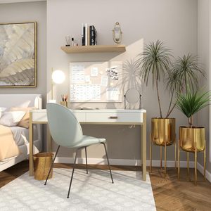 Planter With <b>Stand</b> Gold Plated Finished for Living Room Stylish Home Decor Beautiful Home Decoration Items for Living Room - Product Image 4