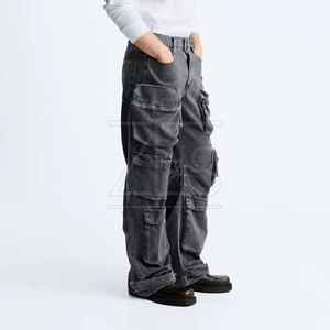 กางเกงคาร์โก้ผู้ชายทรงหลวมระบายอากาศเป็นมิตรกับสิ่งแวดล้อม - Product Image 1