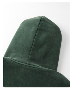 Sudadera con capucha verde Sudadera con capucha de algodón ligero para hombres y mujeres Estampado de moda Durable Elegante Salidas casuales para todos los días Ropa deportiva para hombres - Product Image 6