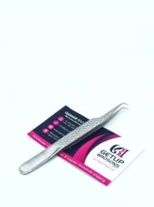 GETUP BROSONS Pince à épiler en acier inoxydable à pointe lisse à 90 degrés pour une préhension précise - Product Image 6