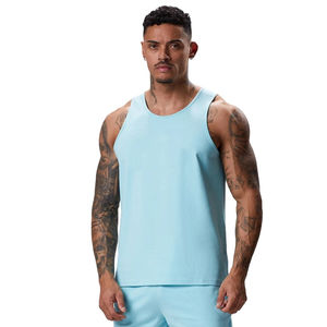 Hommes Gym Muscle Chemise sans manches Homme Gilet Débardeurs Bodybuilding Vêtements Imprimer Été Coton Respirant Top Fabriqué au Pakistan - Product Image 1