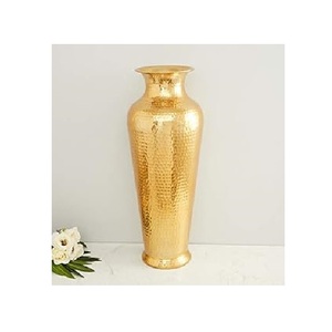 Wholesale Home <b>Decorative</b> European Flower <b>Vase</b> OEM ODM Customized New Christmas <b>Decor</b> Brass <b>Tall</b> Flower <b>Vase</b> Pot Indoor Uses - Product Image 1