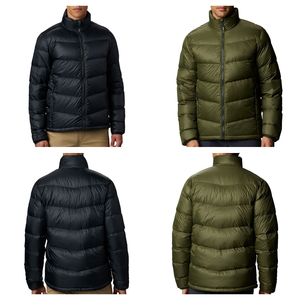 Chaqueta Acolchada con Capucha para Hombre, Diseño Grueso, Cálido y Resistente al Viento con Logotipo Frontal para Trabajo al Aire Libre, Clima Frío y Viajes - Product Image 1