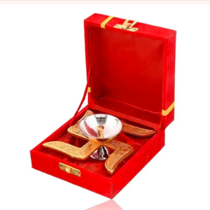 Caja de regalo india con Swastik Diwali para Festival de boda en casa y caja de terciopelo Diwali de festival indio de regalo - Product Image 2