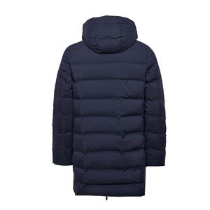 Veste longue bouffante pour hommes, manteau épais et chaud à capuche pour la neige et le froid, veste longue pour hommes - Product Image 2