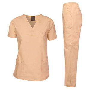 Tenue d'opération unie pour médecins et infirmières – Ensemble de blouses et pantalons pour femmes et hommes - Product Image 5