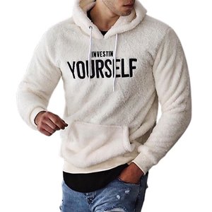 Sweat à capuche unisexe en molleton épais, logo personnalisé imprimé, doublure tricotée, antibactérien, séchage rapide, hiver, haute qualité, grandes tailles - Product Image 2