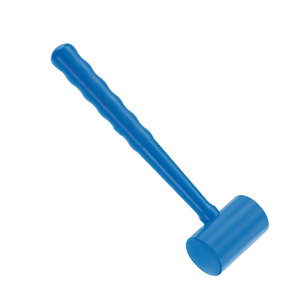 Maillet Maed enduit de couleur bleue 250 mm 9.34 ", manche en acier métallique de diamètre 42 mm POM 230 g maillet d'hydromel dentaire de meilleure qualité - Product Image 5